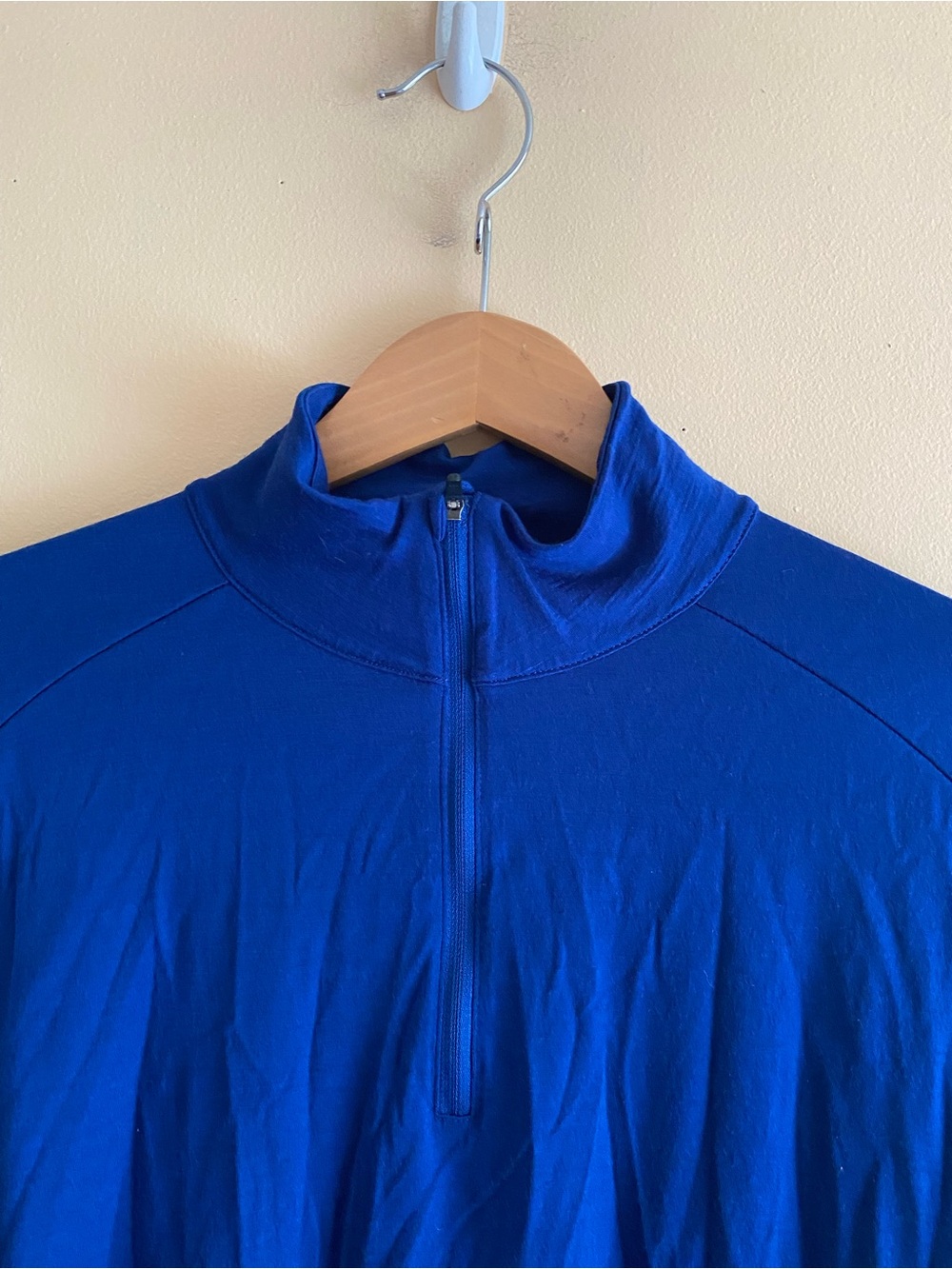 United Colors of Benetton Merino Wool 1/4 Zip Shirts L Lot of 2 - Picture 9 of 15